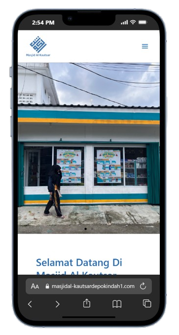 Website Masjid Al Kautsar